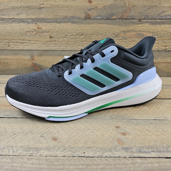 adidas Ultrabounce Men's Running Shoes Carbon/Court Green/Black - Picture 3 of 12